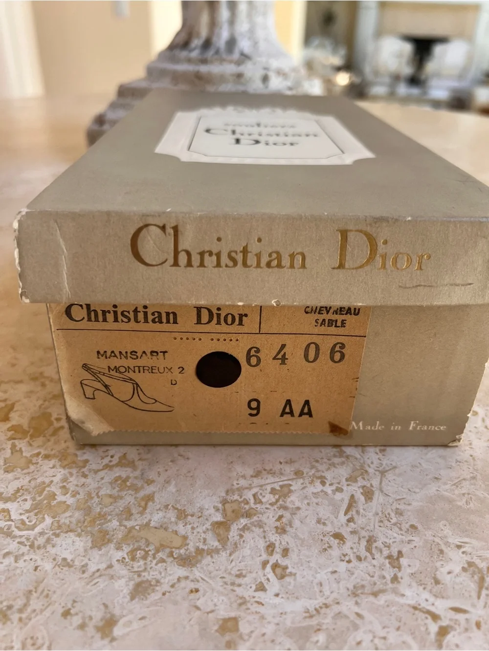 Vintage Christian Dior “Mansart” Slingback Pumps